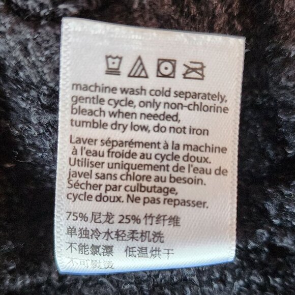 Barefoot Dreams Womens XS/S CozyChic Lite Black Knit Cardigan Sweater Boho Soft - Picture 8 of 9